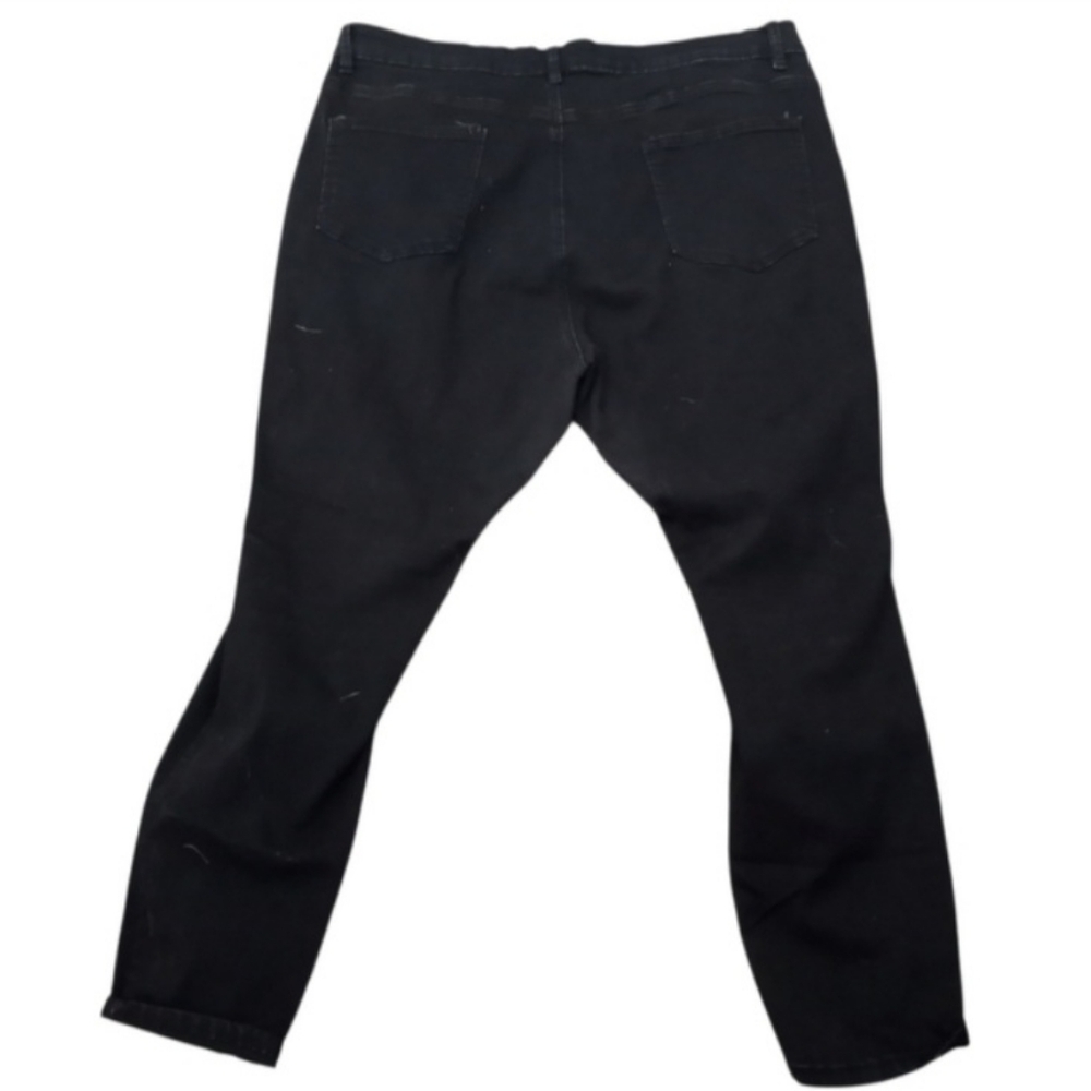 Black Distressed Jeans Sz.18 EUC. - Picture 4 of 5